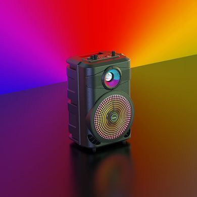 Портативна колонка HOCO BS46 Mature outdoor BT speaker, 10W, Black (6931474754080) [806317]