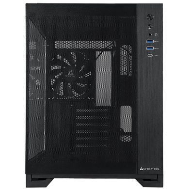 Корпус Chieftec VISIO AIR ATX, без БЖ, Black (GM-30B-M-OP) [402962]