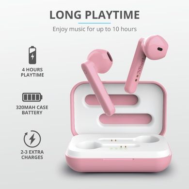 Навушники Trust Primo Touch True Wireless Mic Pink (23782_TRUST) [107099]
