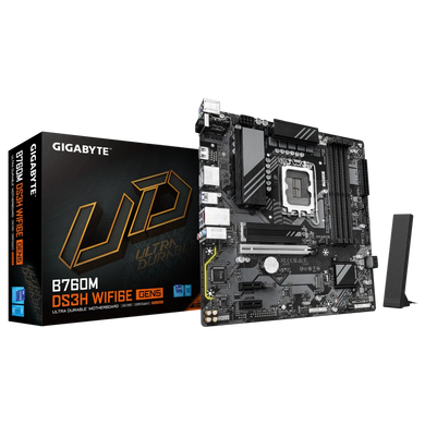 Материнська плата GIGABYTE (B760M DS3H WIFI6E GEN5) [304813]