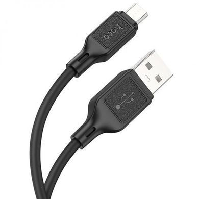 Кабель HOCO X90 Cool silicone charging data cable for Micro Black (6931474788429) [802388]