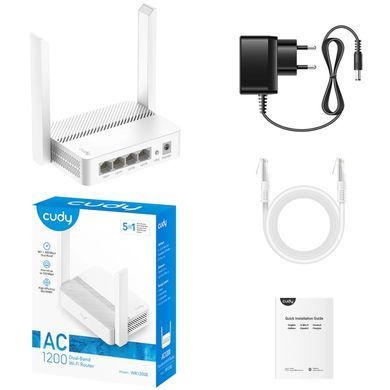 Маршрутизатор Cudy WR1200E, AC1200 Wi-Fi Mini Router (WR1200E_EU_V1.0) [401509]