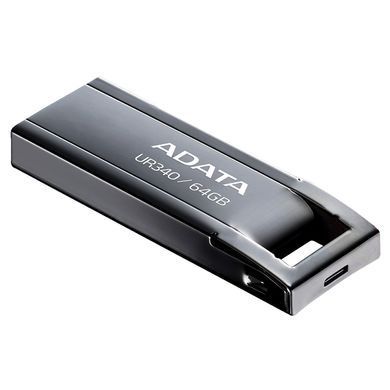 Флеш-накопичувач ADATA USB 3.2 UR340 64Gb Black (AROY-UR340-64GBK) [805269]