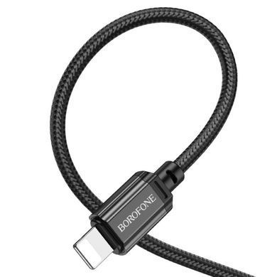 Кабель BOROFONE BX87 Sharp charging data cable for iP(unpackaged) Black (6974443389005(unp)) [805340]