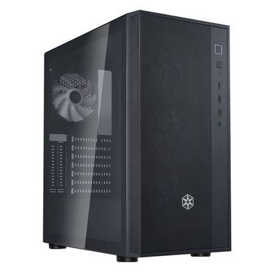 Корпус SilverStone Fara FAR1B-PRO-V2 без БЖ, 2xUSB3.0, 1xUSB2.0, 4x120мм, ARGB VGA 340мм, LCS ready, TG Side Panel, ATX, чорний (SST-FAR1B-PRO-V2) [109546]