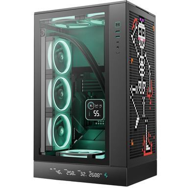 Корпус DeepCool CH270 Digital Black без БЖ (R-CH270-BKNDM0-G-1) [608847]