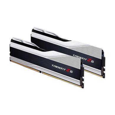 Модуль пам`ятi DDR5 2x32GB/6000 G.Skill Trident Z5 Silver (F5-6000J3238G32GX2-TZ5S) [613453]