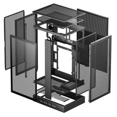 Корпус DeepCool CH270 Digital Black без БЖ (R-CH270-BKNDM0-G-1) [608847]