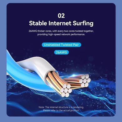 Мережевий кабель Vention Cat6 UTP Patch Cable 1.5M Black (IBRBG) [803219]