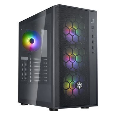 Корпус SilverStone Fara FAR1B-PRO-V2 без БЖ, 2xUSB3.0, 1xUSB2.0, 4x120мм, ARGB VGA 340мм, LCS ready, TG Side Panel, ATX, чорний (SST-FAR1B-PRO-V2) [109546]