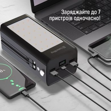 Універсальна мобільна батарея ColorWay LCD/Lamp 80000mAh Black (CW-PB800LPA8BK-PDD) [603506]