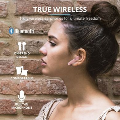 Навушники Trust Primo Touch True Wireless Mic Pink (23782_TRUST) [107099]