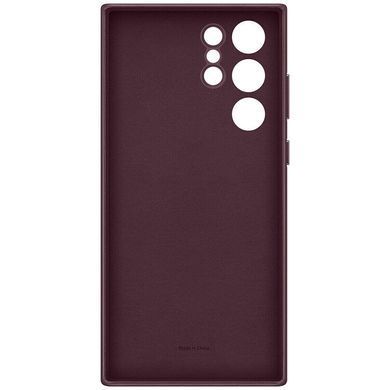 Чохол-накладка Samsung Leather Cover для Samsung Galaxy S22 Ultra SM-S908 Burgundy (EF-VS908LEEGRU) [601247]