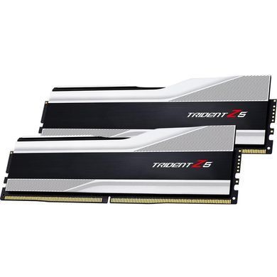 Модуль пам`ятi DDR5 2x32GB/6000 G.Skill Trident Z5 Silver (F5-6000J3238G32GX2-TZ5S) [613453]