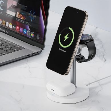 Бездротовий зарядний пристрій XO CX038 15W White (CX038.white) [613604]