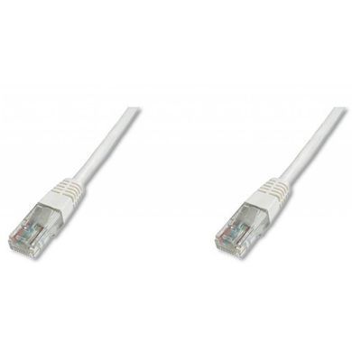 Патч-корд CAT 5e U-UTP, Cu, PVC AWG 26/7, довжина 0,25 м, колір сірий DIGITUS by ASSMANN (DK-1511-0025) [501758]