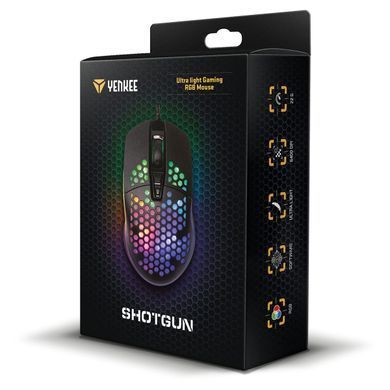 Миша комп'ютерна Yenkee YMS 3030BK SHOTGUN Gaming mouse USB (45015501) [202953]