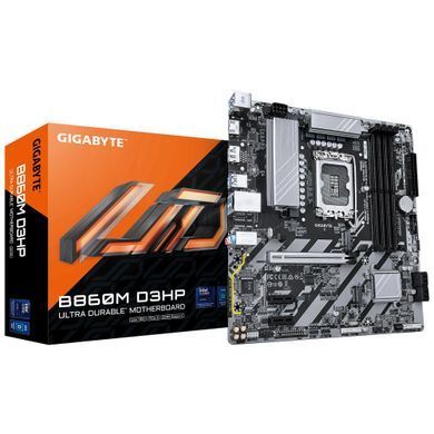 Материнська плата GIGABYTE B860M D3HP s1851 B860 4xDDR5 M.2 HDMI DP mATX (B860M_D3HP) [109232]