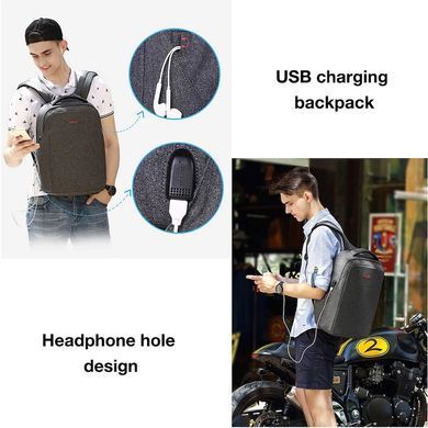 Рюкзак Tigernu 16" Grey (T-B3237U) [800065]