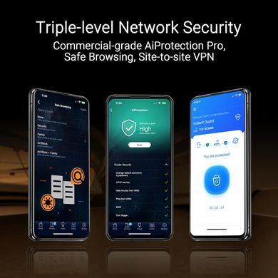 Маршрутизатор ASUS TUF-BE3600 BE3600, 4xGE LAN, 2,5xGE WAN, 1xUSB3.2, MESH (90IG0A90-MO9C00) [114380]