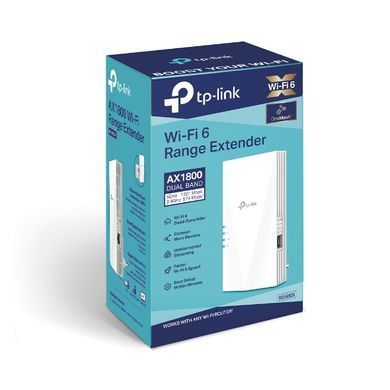 Розширювач покриття WiFi TP-LINK AX1800, 1хGE, MESH (RE600X) [104448]