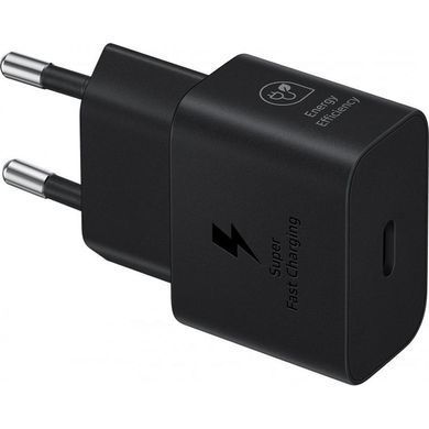 Мережевий зарядний пристрій Samsung 25W Type-C Black (EP-T2510NBEGEU) [603536]