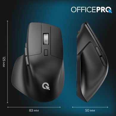 Миша бездротова OfficePro Black (M395B) [616666]