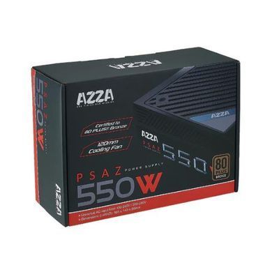 Блок живлення ATX 550W AZZA (PSAZ-550W) [501598]