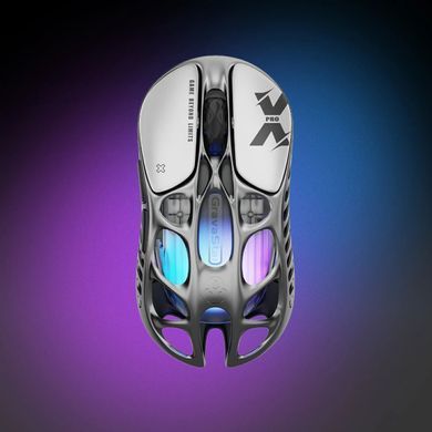 Миша GravaStar Mercury X Pro, 8K, BT/WL/USB-A, RGB, сірий (GSXPRO_GRY) [104191]