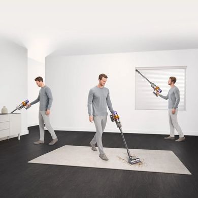 Пилосос Dyson безпровідний V15 Detect Absolute 610Вт, конт пил -0.76л, автон. робота до 60хв, турборежим, сіро-фіолетовий (446986-01) [12376]