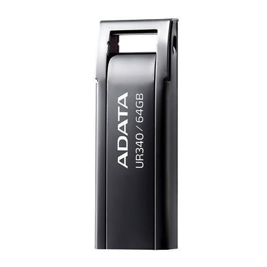 Флеш-накопичувач ADATA USB 3.2 UR340 64Gb Black (AROY-UR340-64GBK) [805269]