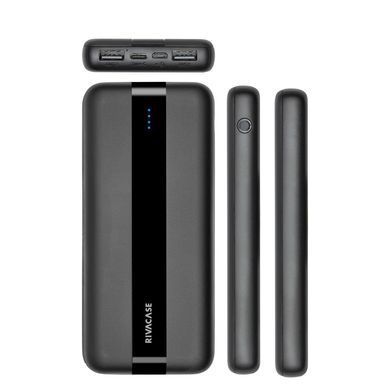 Універсальна мобільна батарея Rivacase Rivapower 10000mAh Black (VA2041) (RIVAPOWER VA2041 (Black)) [619609]