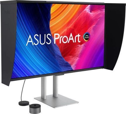 Монітор Asus 31.5" ProArt OLED PA32UCDMR-K HDMI, DP, USB-C, 2xThunderbolt, USB, MM, QD-OLED, 3840x2160, 240Hz, 0.1ms, DCI-P3 99%, Pivot, HDR400 (90LM03HE-B01K71) [114427]