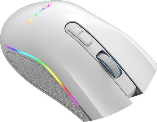 Мишка XTRIKE ME GM-314, ігрова 7200dpi., 7кн., RGB, біла (GM-314WH) [401280]