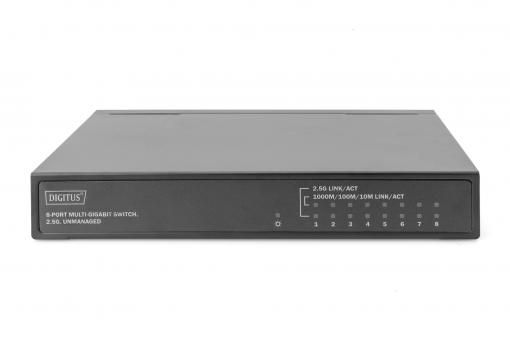 Digitus Комутатор 8-Port Multi-Gigabit Switch, 2.5G, unmanaged (DN-80230)