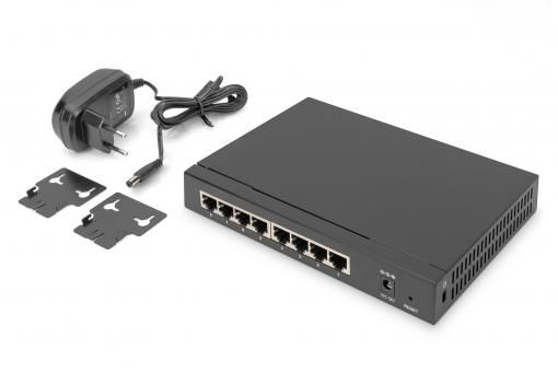 Digitus Комутатор 8-Port Multi-Gigabit Switch, 2.5G, unmanaged (DN-80230)