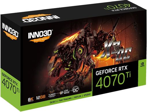 Inno3d Відеокарта GeForce RTX 4070 Ti Super 16GB GDDR6X X3 OC (N407TS3-166XX-186158N)