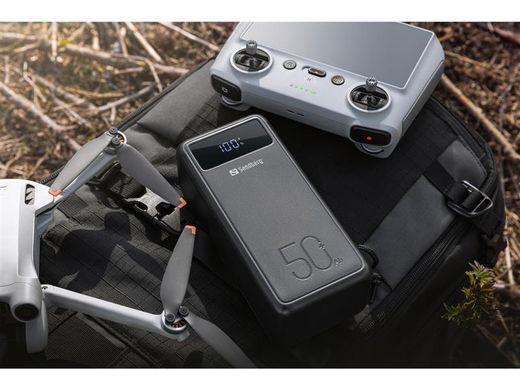 Універсальна мобільна батарея Sandberg Powerbank 50000mAh, USB-C PD 130W, Black (420-75) [613960]
