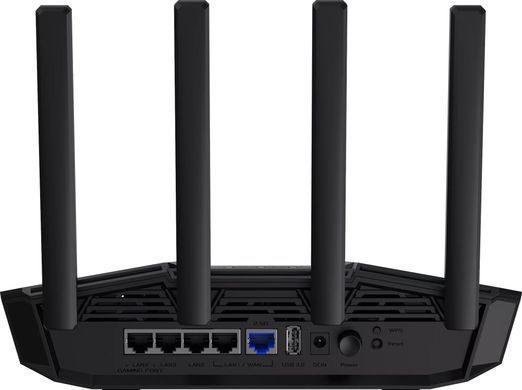 Маршрутизатор ASUS TUF-BE3600 BE3600, 4xGE LAN, 2,5xGE WAN, 1xUSB3.2, MESH (90IG0A90-MO9C00) [114380]