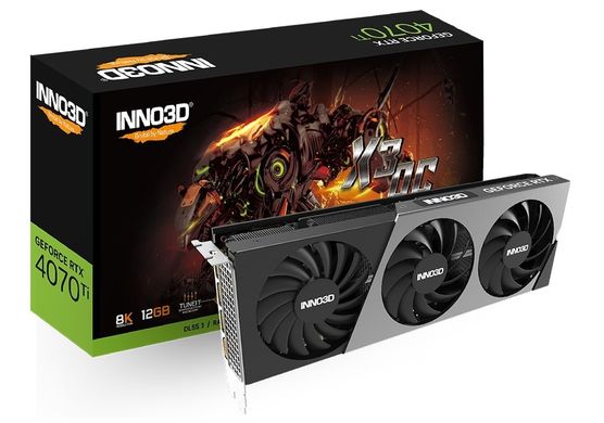 Inno3d Відеокарта GeForce RTX 4070 Ti Super 16GB GDDR6X X3 OC (N407TS3-166XX-186158N)