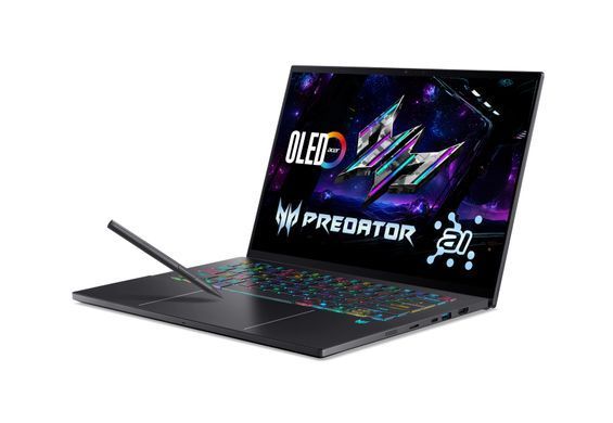 Ноутбук Acer Predator Triton 14 PT14-52T 14.5" 2.8K OLED Touch, Intel U9-288V, 32GB, F2TB, NVD5070-8, Win11P, чорний (NH.QU9EU.001) [111176]