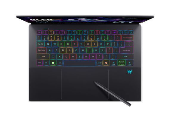 Ноутбук Acer Predator Triton 14 PT14-52T 14.5" 2.8K OLED Touch, Intel U9-288V, 32GB, F2TB, NVD5070-8, Win11P, чорний (NH.QU9EU.001) [111176]