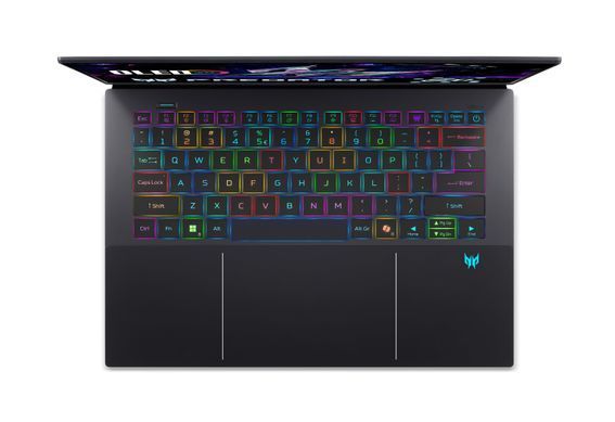 Ноутбук Acer Predator Triton 14 PT14-52T 14.5" 2.8K OLED Touch, Intel U9-288V, 32GB, F2TB, NVD5070-8, Win11P, чорний (NH.QU9EU.001) [111176]