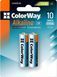 Батарейка AA/LR06 Лужна Power, СolorWay, BL (2шт.) (CW-BALR06-2BL) [404940], фото 1