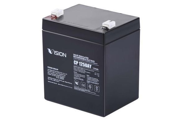 Акумуляторна батарея Vision CP, 12В, 5А&bull;год, AGM (CP1250A) [112234]