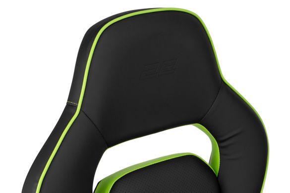 2E Gaming Ігрове крісло HEBI Black/Green (2E-GC-HEB-BK)