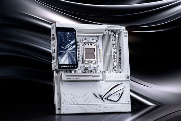 Материнcька плата ASUS ROG CROSSHAIR X870E GLACIAL sAM5 X870E 4xDDR5 M.2 USB Type-C Wi-Fi BT E-ATX білий (90MB1NQ0-M0EAY0) [113681]