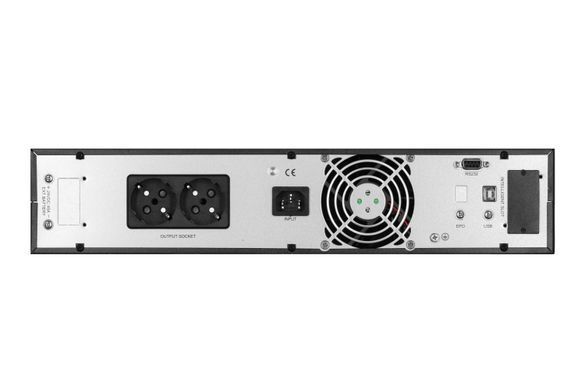 Джерело безперебійного живлення 2E OD1000RT, 1000VA/900W, RT2U, LCD, USB, 2xSchuko (2E-OD1000RT) [102989]