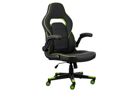 2E Gaming Ігрове крісло HEBI Black/Green (2E-GC-HEB-BK)