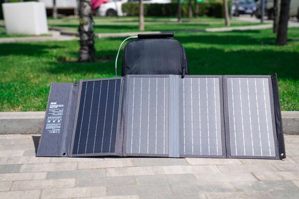 Портативна сонячна панель 2E, DC 36 Вт, USB-С 20 Вт, USB-A 18 Вт (2E-PSP0021) [105988]